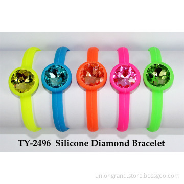 Silicone Diamond Bracelet (TY-2496)